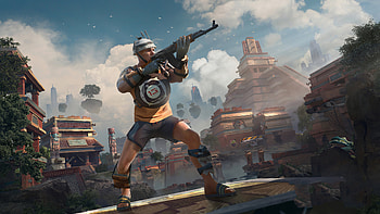Guy With Gun, artist, artwork, artstation HD wallpaper