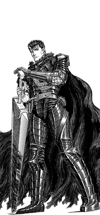 Guts, Art, Berserk, Manga HD phone wallpaper