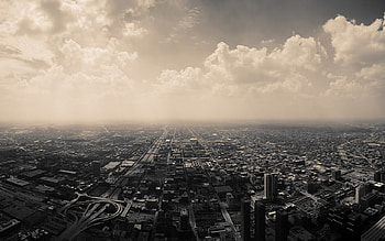 Heading West, night, city HD wallpaper