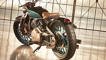 2019 Royal Enfield KX concept, rear HD wallpaper