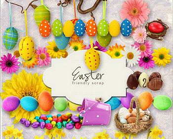 Enjoy Easter, colored, holiday, happy, easter, flowers, spring, eggs, enjoy HD wallpaper
