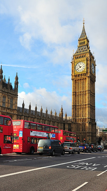 Big Ben, Travels, London England, City bus HD phone wallpaper