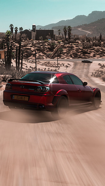 Mazda RX8, jdm, desert HD phone wallpaper