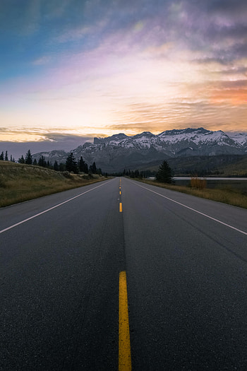 Nature, Mountains, Road, Markup, Dahl, Distance HD phone wallpaper