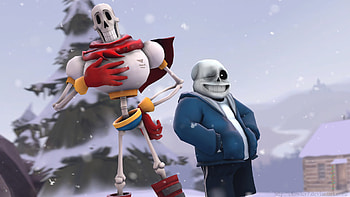 ... Undertale - Papyrus and Sans by cfowler7 HD wallpaper