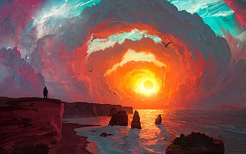 Checking The Morning, artist, artwork, digital-art HD wallpaper
