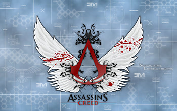 Assassin's Creed - Logo, ac2, ac, assassins creed, ezio, altair HD wallpaper