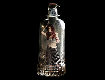 Tutelary Spirit, guardian, supernatural powers, genie, djinn, protector, bottle HD wallpaper