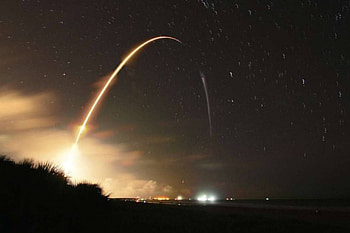 A Launch and a Landing, space, cool, stars, fun HD wallpaper