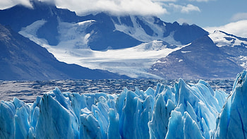 Frozen Landscape, NATURE, ICE, MOUNTAINS, BEAUTY, CRYSTALS HD wallpaper