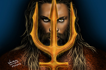 Aquaman Newart, aquaman, superheroes, artwork, digital-art HD wallpaper