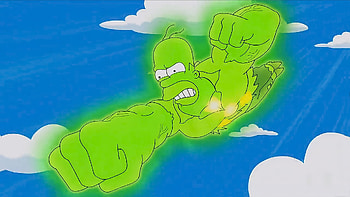 Homer Simpson Toxic from The Simpsons, TV Show, The Simpsons, Homer Simpson, toxic HD wallpaper