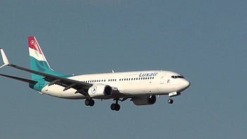 Luxair Boeing 737-800, 737, Airlines, Luxair, Plane, Aircraft, Boeing HD wallpaper