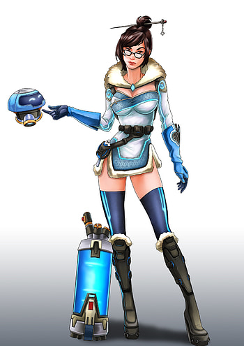 Mei (Overwatch), Artstation masterpiece, Overwatch fan community, Artistic inspiration HD phone wallpaper