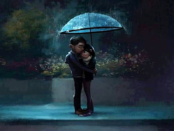 TOGETHER, fantasy, arty, love, paintings, pencil drawing HD wallpaper