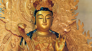 statue, gold, china HD wallpaper