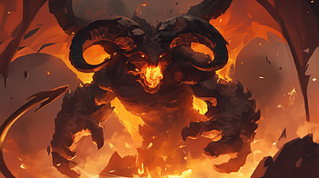 Flames of the Balrog, fantasy, The Lord Of The Rings, Balrog (Lord Of The Rings) HD wallpaper