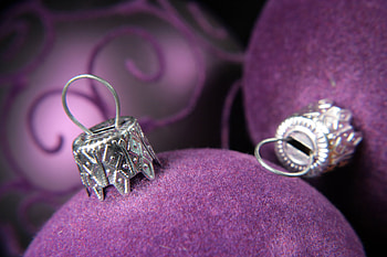 Holidays, New Year, Toys, Christmas, Xmas, Violet HD wallpaper