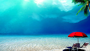 TROPICAL PARADISE, sea, paradise, summer, beach HD wallpaper