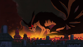 Nine-Tailed Demon Fox's Attack HD wallpaper