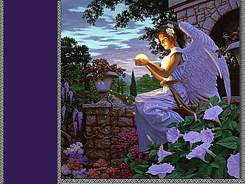 Twilight Angel, twilight, angel, abstract, fantasy HD wallpaper