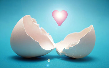 Love, Shine, Light, Heart, Shell HD wallpaper