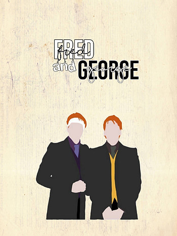 Fred Weasley, George Weasley, Weasley twins, Movie poster HD phone wallpaper