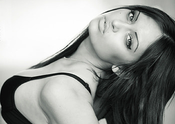 Miss You, sexy, model, woman, brunette HD wallpaper