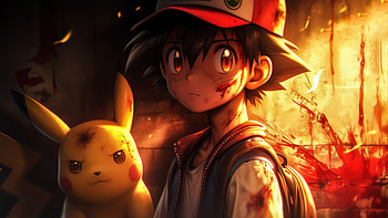 Bold And Fearless, pokemon, pikachu, artwork, art, cartoons, deviantart, anime HD wallpaper