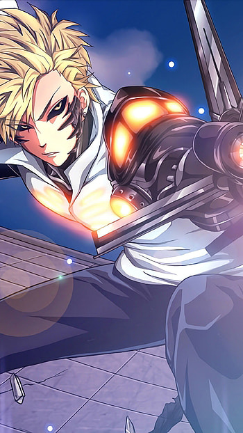 Genos - Anime cyborg, One Punch Man, Artistic HD phone wallpaper