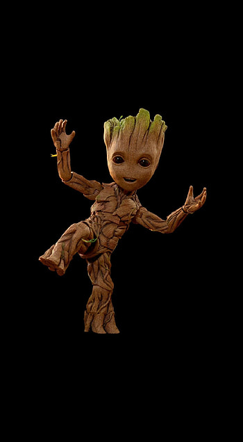 AMOLED Groot. Groot marvel, Marvel , Superhero HD phone wallpaper