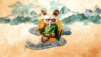 Dustin Hoffman As Master Shifu, kung-fu-panda-4, kung-fu-panda, movies, 2024-movies, poster HD wallpaper