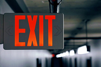 Words, Inscription, Nameplate, Plate, Pointer, Output, Exit HD wallpaper