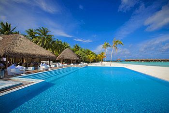 Nature, Ocean, Pool, Maldives HD wallpaper