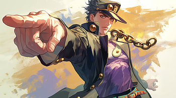 Jotaro Kujo Anime, Anime, Jojo's Bizarre Adventure, Jotaro Kujo HD wallpaper