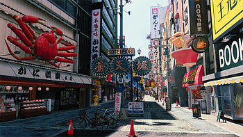 Like a Dragon Gaiden - Urban Streetscape, video game, Like a Dragon Gaiden: The Man Who Erased His Name HD wallpaper