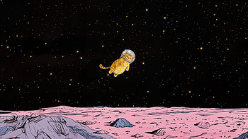 Cat In Space, cat, space, stars, dark, black, artist, artwork, digital-art HD wallpaper