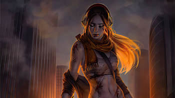 Lone Warrior, artist, artwork, artstation HD wallpaper