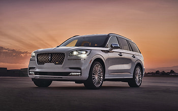 2021, Lincoln Aviator Shinola, , front view, exterior, luxury SUV, Aviator exterior, new white Aviator, American cars, Lincoln HD wallpaper