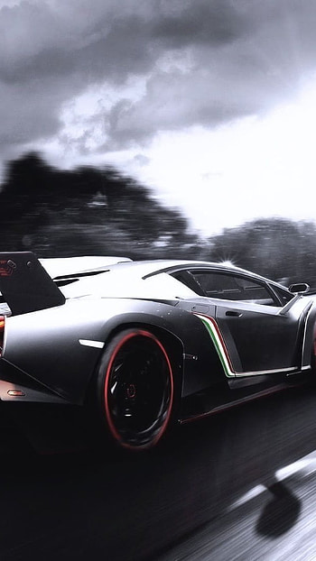 Lamborghini Car, Supercar, Black HD phone wallpaper