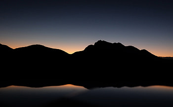 Mountains, Dark, Elevation HD wallpaper