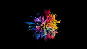 Color blast, Energetic burst, Vibrant colors, Explosive ry HD wallpaper
