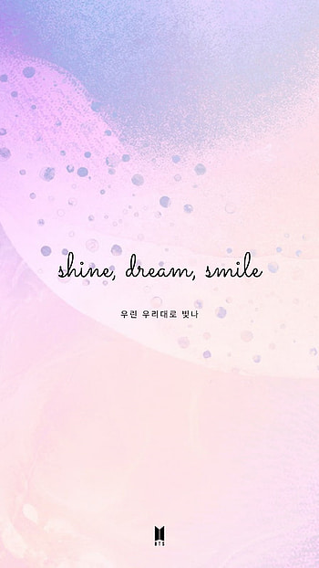 Shine dream smile, bts HD phone wallpaper