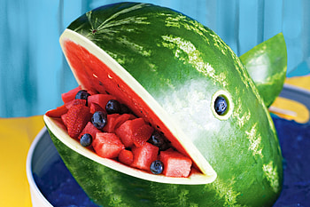 Whale-shaped watermelon, Summer treat, Watermelon art, Fun and creative HD wallpaper