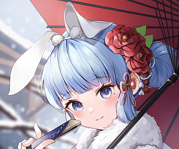 Kamisato Ayaka, Kamisato Ayaka (Genshin Impact), video game, Genshin Impact HD wallpaper