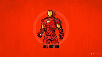 Iron Man 2020 Minimal, iron-man, superheroes, artwork, minimalism, behance HD wallpaper