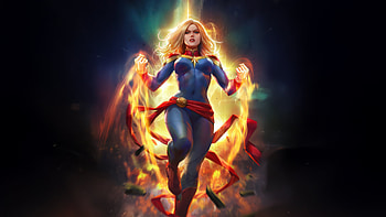 Guardian Captain Marvel, captain-marvel, superheroes, artwork, digital-art, art HD wallpaper