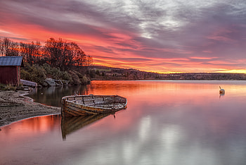 boat, landscape HD wallpaper