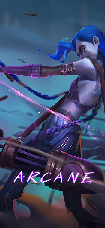 Arcane’s Jinx: Dynamic League of Legends TV Show , Jinx (League Of Legends), TV Show, Arcane HD phone wallpaper