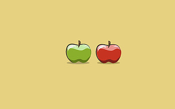 Apples, Vector, Fruit HD wallpaper